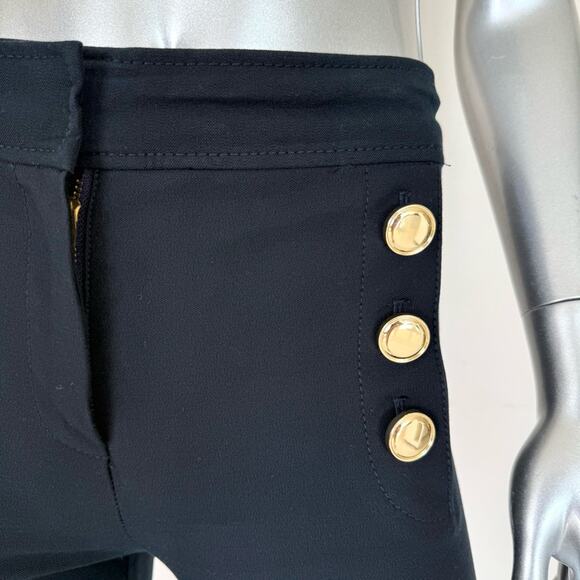 Derek Lam women navy crop pants size 0 - Picture 2 of 8